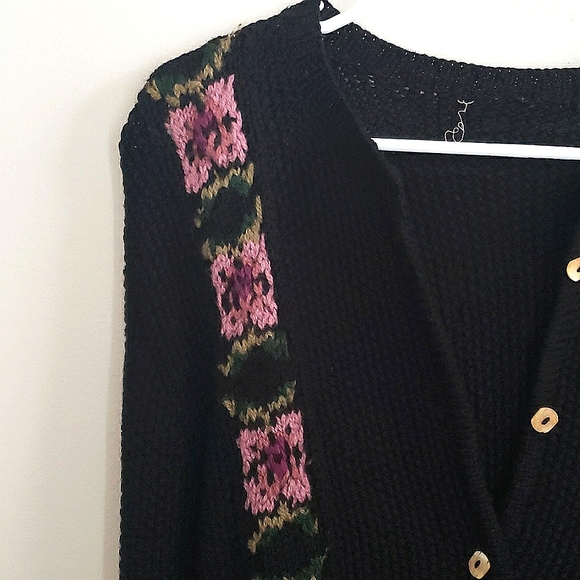 Vintage Knit Cardigan Sweater - Picture 4 of 5
